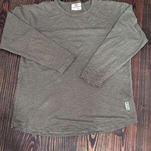 Kith Forest Green Long Sleeve Men's Tee Medium